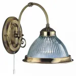 Бра Arte Lamp American Diner A9366AP-1AB Цвет арматуры бронза Цвет плафонов прозрачный от ImperiumLoft
