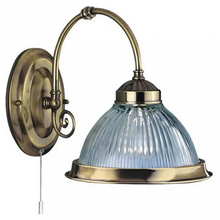 Бра Arte Lamp American Diner A9366AP-1AB Цвет арматуры бронза Цвет плафонов прозрачный от ImperiumLoft