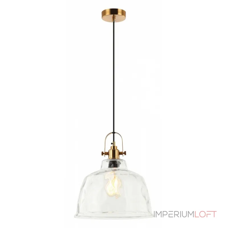 Подвесной светильник Stilfort Bell 2117/00/01PL Цвет плафонов прозрачный Цвет арматуры латунь