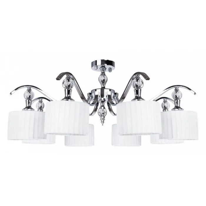 Люстра на штанге Arte Lamp Ibiza A4038PL-8CC Цвет арматуры Серый Цвет плафонов Белый от ImperiumLoft