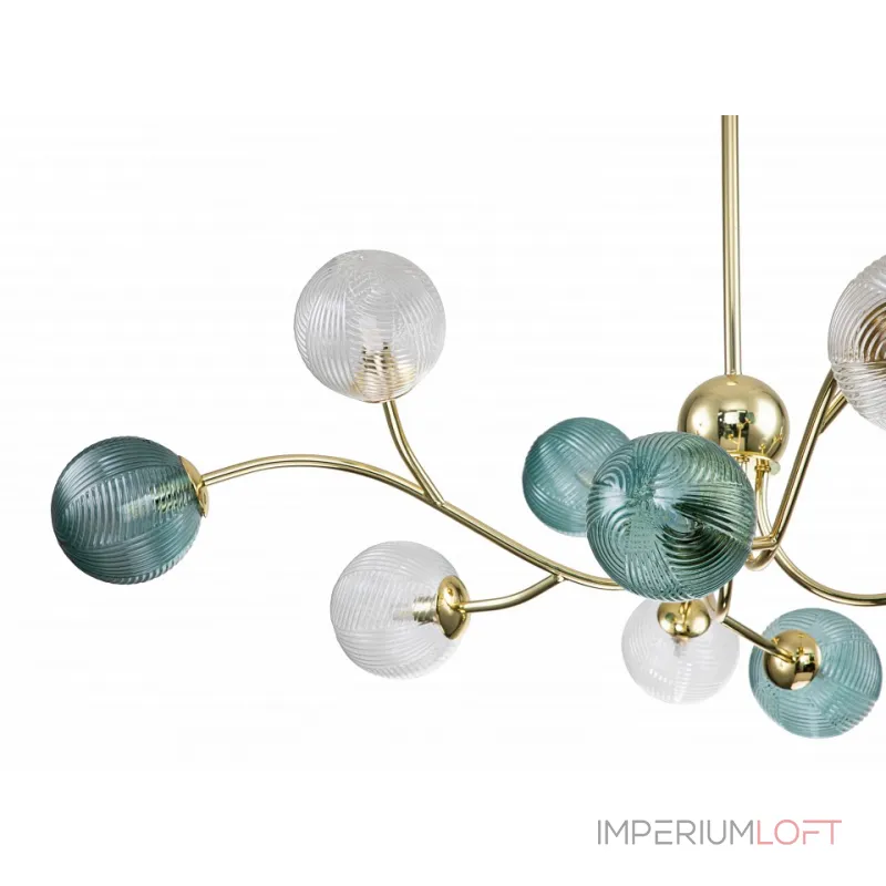 Люстра на штанге Indigo Selva 11032/12R Gold Люстра на штанге Indigo Selva 11032/12R Gold