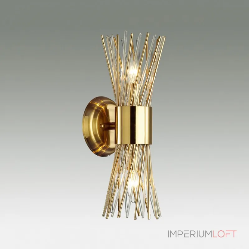 Бра Odeon Light Orta 4839/2W Цвет плафонов золото Цвет арматуры золото от ImperiumLoft Бра Odeon Light Orta 4839/2W Цвет плафонов золото Цвет арматуры золото от ImperiumLoft