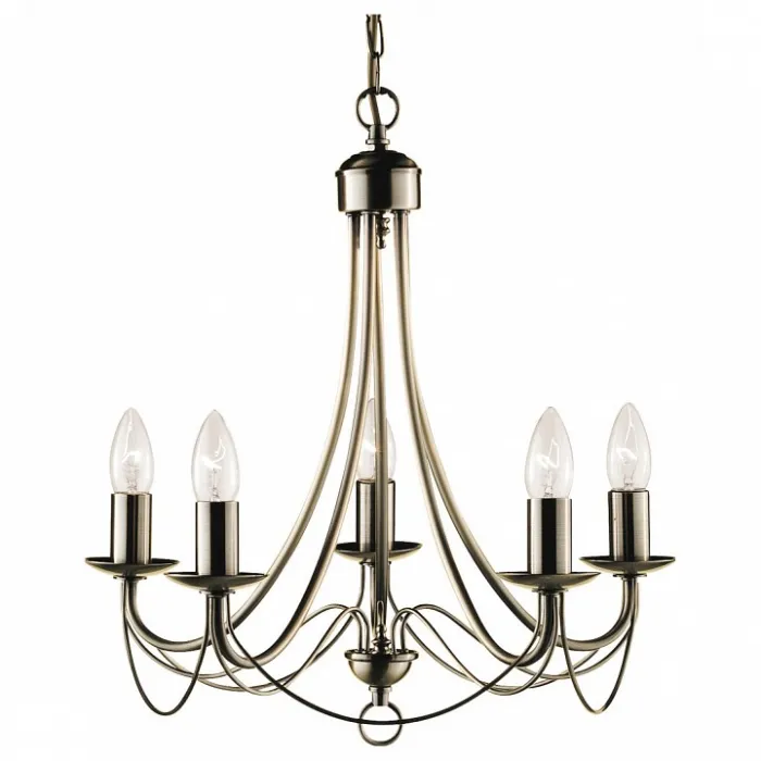Подвесная люстра Arte Lamp Maypole A6300LM-5AB Цвет арматуры бронза Цвет плафонов прозрачный от ImperiumLoft