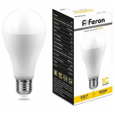 Лампа светодиодная Feron Lb 130 E27 30Вт 2700K 38194