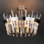 Светильник на штанге TK Lighting Steccato 10111/5 сатин-никель/прозрачный Цвет арматуры никель Цвет плафонов прозрачный от ImperiumLoft