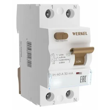 Устройство защитного отключения 1P Werkel Устройства защитного отключения W912P406