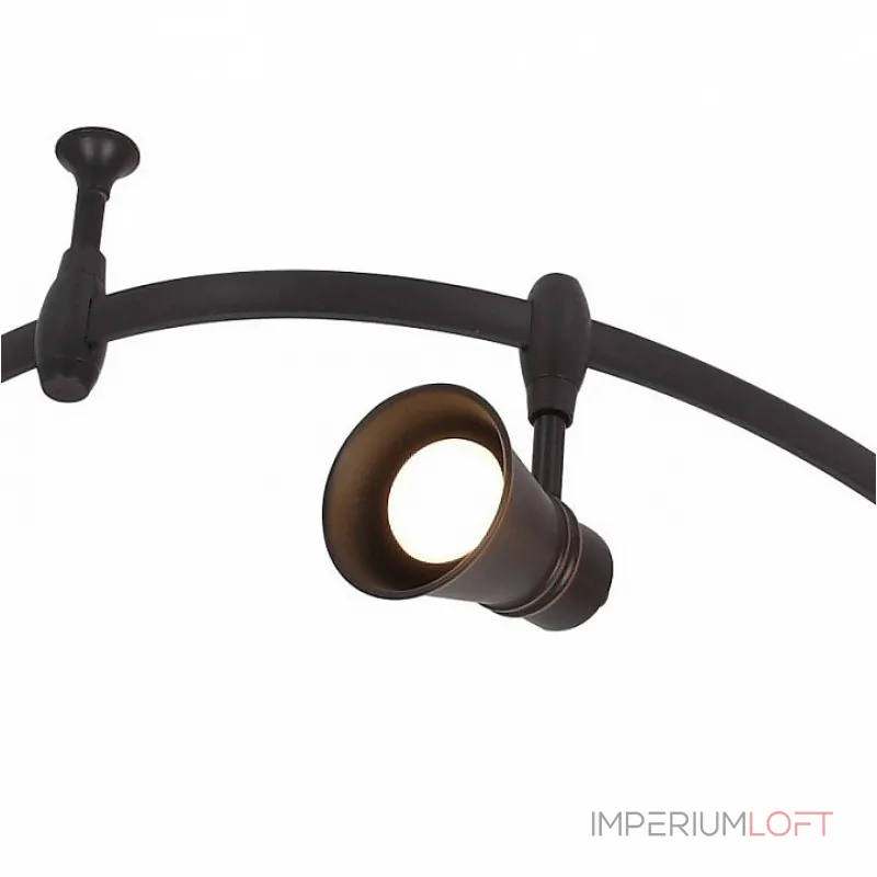 Комплект трековый Arte Lamp Rails A3057 A3057PL-6BK Цвет арматуры черный Цвет плафонов черный