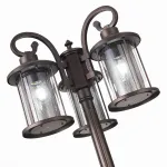Фонарный столб ST-Luce Lastero SL080.425.03 Цвет плафонов прозрачный Цвет арматуры коричневый