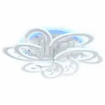 Накладной светильник Ambrella Original 2 FA513/6+3 WH белый 216W 680*650*120 (ПДУ РАДИО 2.4G) Цвет арматуры белый Цвет плафонов белый