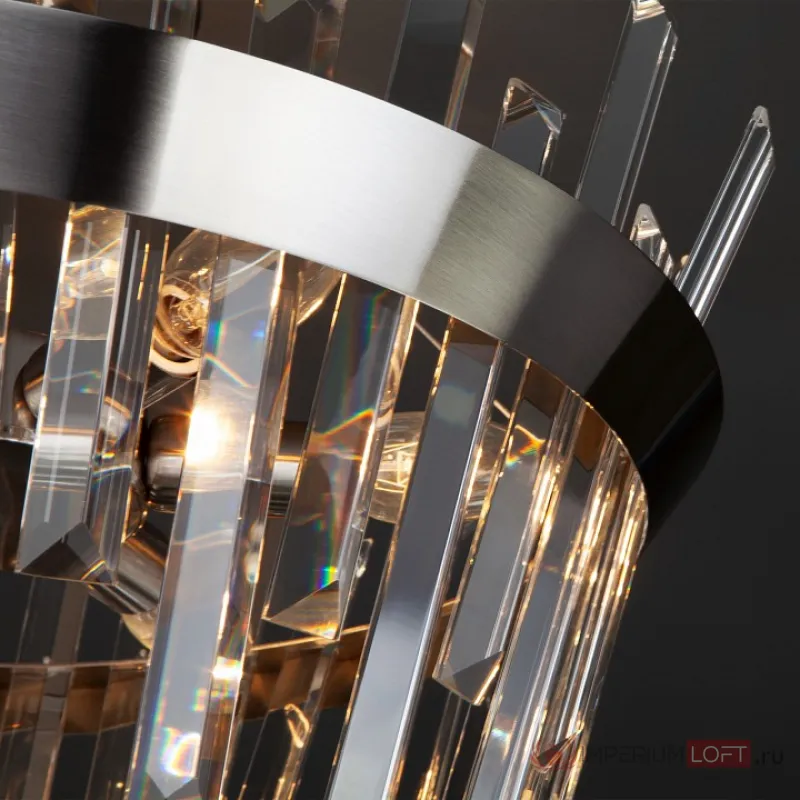 Светильник на штанге TK Lighting Steccato 10111/5 сатин-никель/прозрачный Цвет арматуры никель Цвет плафонов прозрачный от ImperiumLoft