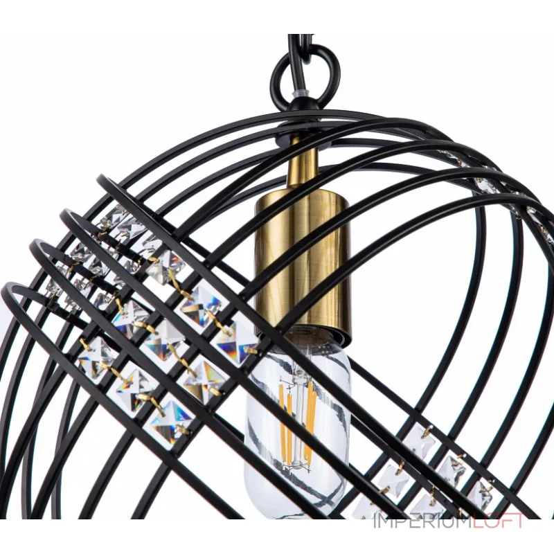 Подвесной светильник Indigo Fresco 10001/1P Black от ImperiumLoft Подвесной светильник Indigo Fresco 10001/1P Black от ImperiumLoft