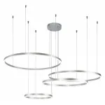 Подвесной светильник Indigo Galass 14001/4P Silver от ImperiumLoft