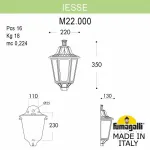Накладной светильник Fumagalli Iesse M22.000.000.VYF1R от ImperiumLoft