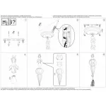 Подвесной светильник Ideal Lux Hammam HAMMAM SP1 Цвет арматуры серебро Цвет плафонов прозрачный от ImperiumLoft