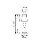 Настольная лампа декоративная Lightstar Escica 806910 Цвет арматуры янтарный от ImperiumLoft