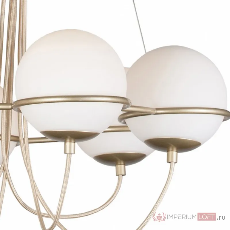 Подвесная люстра Lightstar Globo 803263 Цвет арматуры латунь Цвет плафонов белый от ImperiumLoft