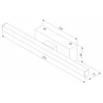Подсветка для картины Elektrostandard Rino 40121/LED черный от ImperiumLoft