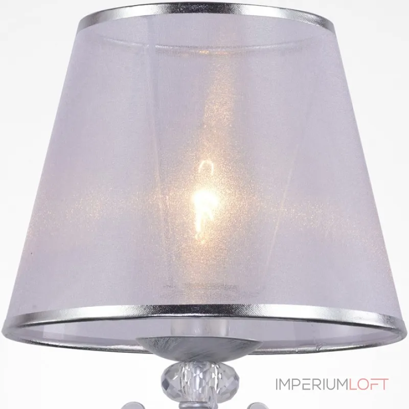 Настольная лампа декоративная Rivoli Neve T1 SL Б0038402 Цвет арматуры серебро Цвет плафонов серебро Настольная лампа декоративная Rivoli Neve T1 SL Б0038402 Цвет арматуры серебро Цвет плафонов серебро