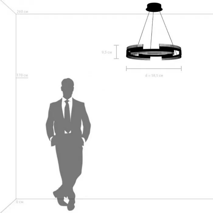 Подвесная люстра Lightstar Rotonda 736323 от ImperiumLoft