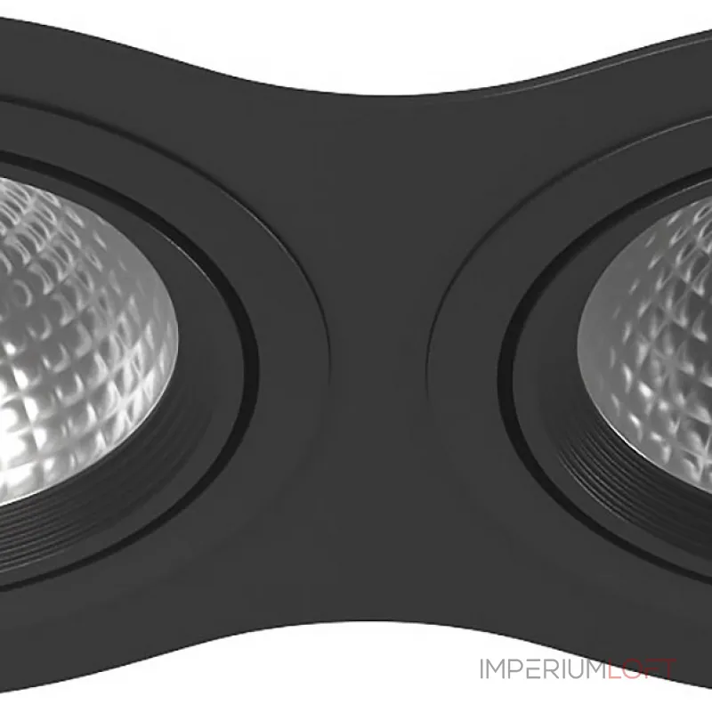 Встраиваемый светильник Lightstar Intero 111 i937070707 Цвет арматуры черный