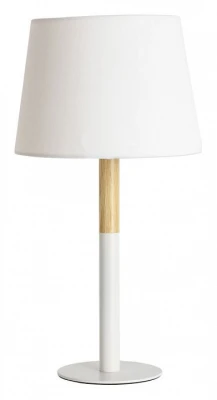Настольная лампа декоративная Arte Lamp Connor A2102LT-1WH Цвет плафонов белый Цвет арматуры белый