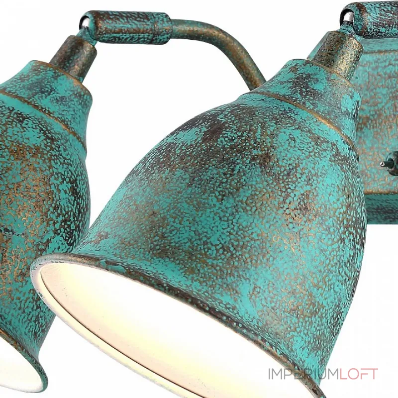 Бра Arte Lamp Campana A9557AP-2BG Цвет арматуры Зеленый Цвет плафонов зеленый
