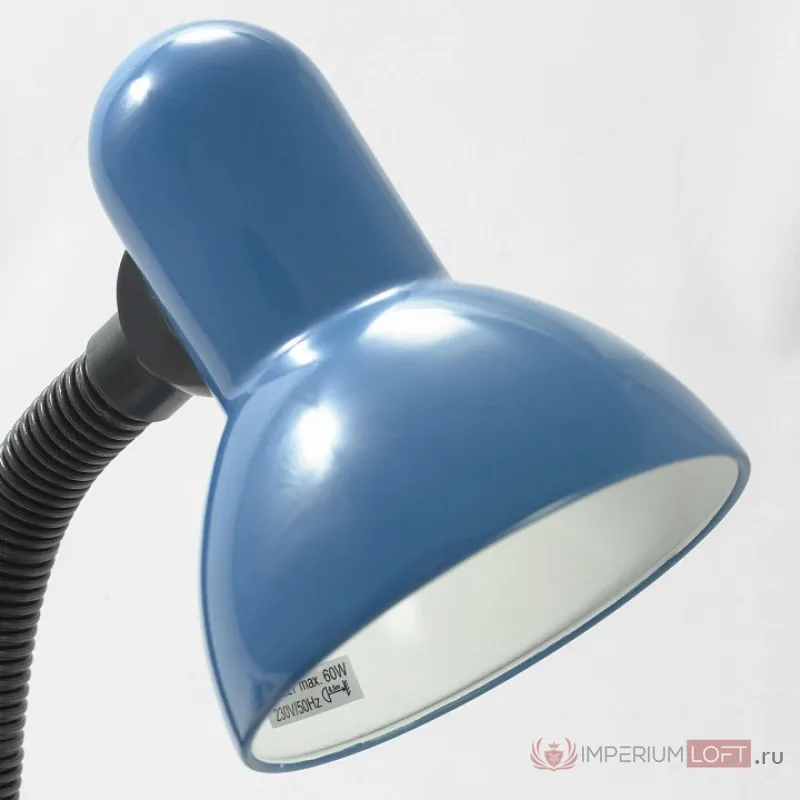 Настольная лампа офисная Lussole Praha LST-4124-01 Цвет арматуры синий Цвет плафонов синий от ImperiumLoft
