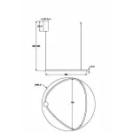 Подвесной светильник Maytoni Glint MOD072PL-L36BSK от ImperiumLoft