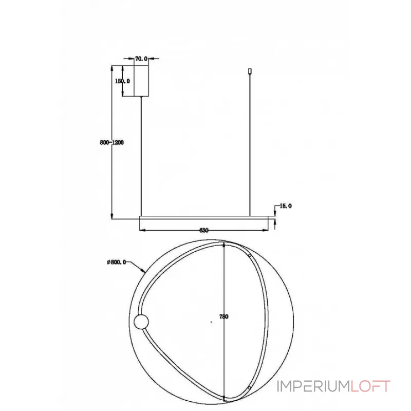 Подвесной светильник Maytoni Glint MOD072PL-L36BSK от ImperiumLoft Подвесной светильник Maytoni Glint MOD072PL-L36BSK от ImperiumLoft