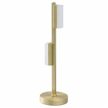 Настольная лампа декоративная DeMarkt Этингер 704035602 Цвет плафонов белый Цвет арматуры золото