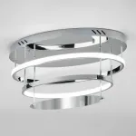 Накладной светильник Eurosvet Chic 90160/2 хром Цвет арматуры хром Цвет плафонов хром от ImperiumLoft