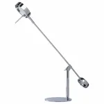 Настольная лампа офисная MW-Light Ракурс 5 631033301 Цвет арматуры хром Цвет плафонов белый от ImperiumLoft