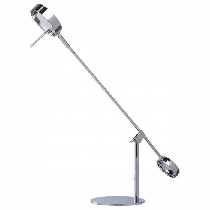 Настольная лампа офисная MW-Light Ракурс 5 631033301 Цвет арматуры хром Цвет плафонов белый от ImperiumLoft