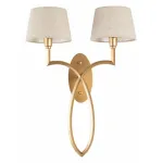 Бра Divinare Florence 6819/19 AP-2 Цвет плафонов кремовый Цвет арматуры золото