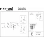 Накладной светильник Maytoni Linn MOD091WL-01CH от ImperiumLoft