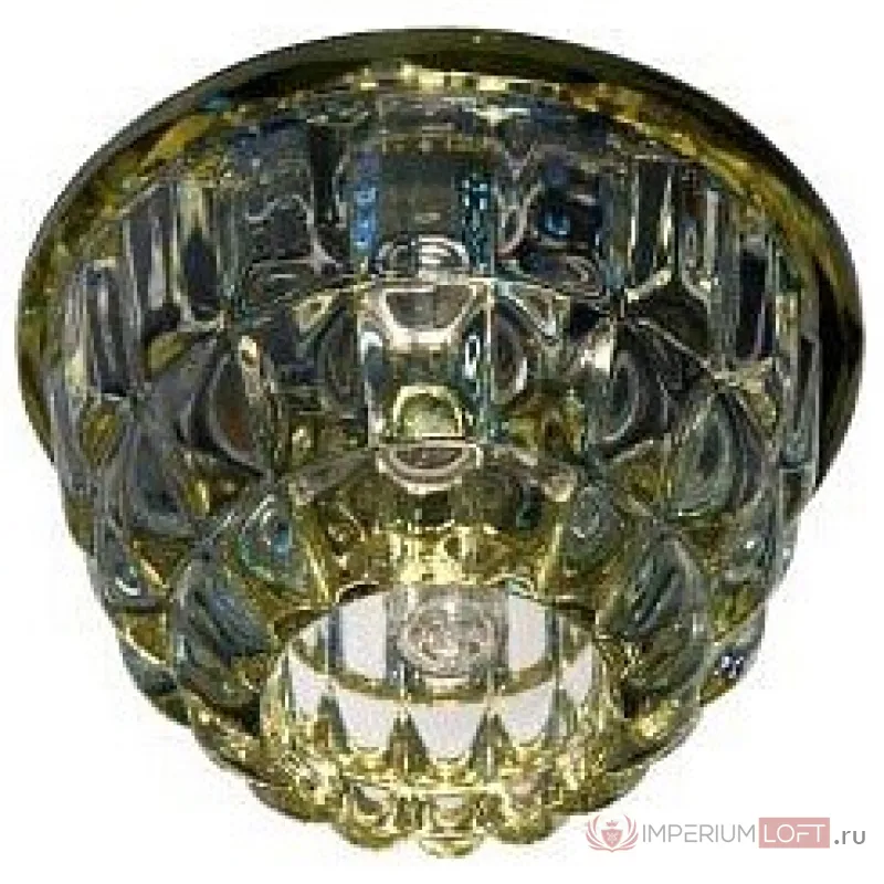 Встраиваемый светильник Feron Saffit 18958 Цвет арматуры хром Цвет плафонов желтый от ImperiumLoft