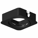Рамка на 1 светильник Ambrella N771 N7711 SBK черный песок 70*70*H25mm Out2mm MR16 Цвет арматуры черный
