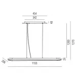 Подвесной светильник Donolux S111025 S111025/1 L1200 от ImperiumLoft