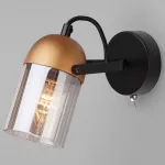 Бра Eurosvet Mars 20122/1 черный/золото от ImperiumLoft