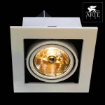 Встраиваемый светильник Arte Lamp Technika 2 A5930PL-1WH Цвет арматуры белый Цвет плафонов белый от ImperiumLoft