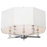 Подвесной светильник Vitaluce V3903 V3903/5 Цвет плафонов белый Цвет арматуры хром от ImperiumLoft