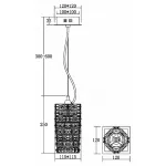 Подвесной светильник Maytoni MOD124PL-L3CH3K