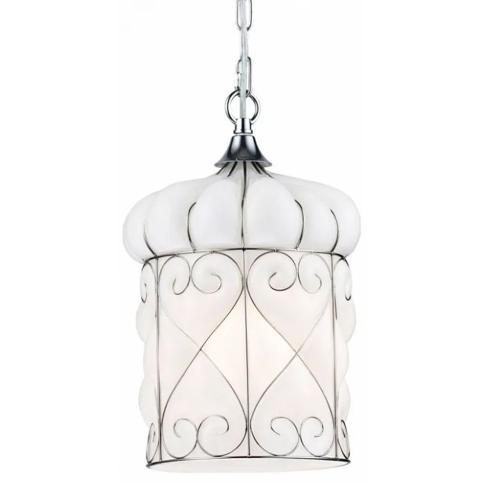 Подвесной светильник Arte Lamp Venezia A2227SP-3WH Цвет арматуры хром Цвет плафонов белый от ImperiumLoft