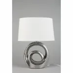 Настольная лампа декоративная Omnilux Padola OML-19324-01 Цвет арматуры хром Цвет плафонов белый от ImperiumLoft