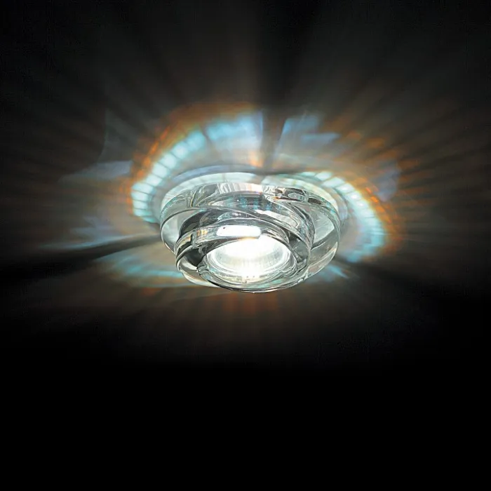 Встраиваемый светильник Lightstar Spira 006400 Цвет арматуры хром Цвет плафонов прозрачный от ImperiumLoft