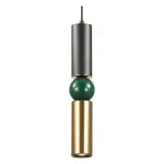 Подвесной светильник Odeon Light Sakra 4072/5L Цвет плафонов золото Цвет арматуры черный от ImperiumLoft