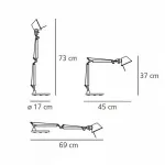 Настольная лампа офисная Artemide A011860 от ImperiumLoft