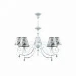 Подвесная люстра Lamp4You Classic 27 E3-05-WM-LMP-O-8-CRL-E3-05-TR-UP Цвет арматуры белый Цвет плафонов серый от ImperiumLoft