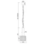 Подвесной светильник Maytoni Rock Me MOD027PL-01N 