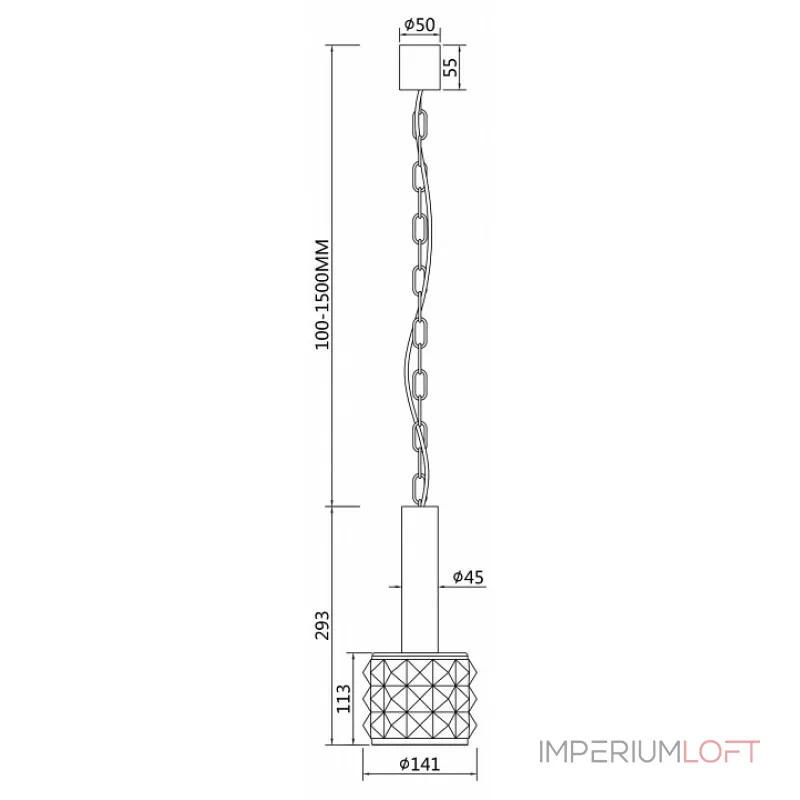 Подвесной светильник Maytoni Rock Me MOD027PL-01N 